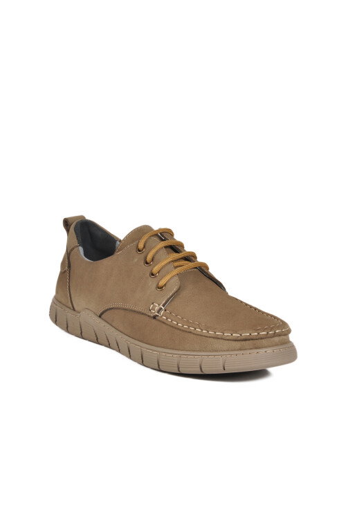 Gray Nubuck Genuine Leather Mens Casual Shoes 995 M