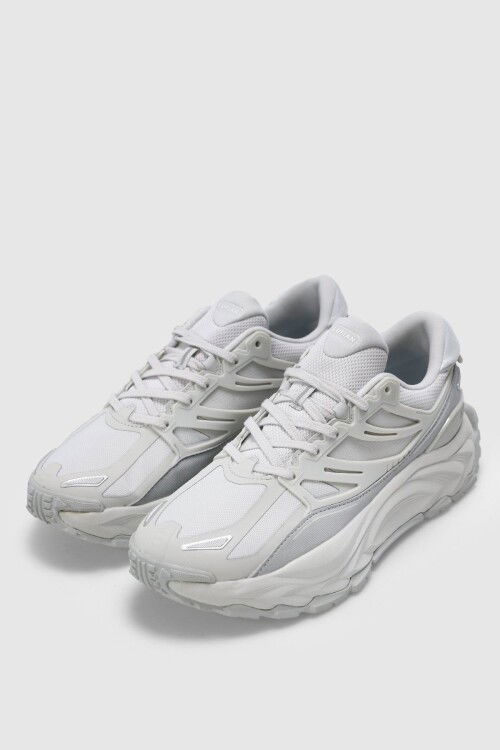 Gri Fileli Hafif Esnek Erkek Spor Ayakkabı Edwin M