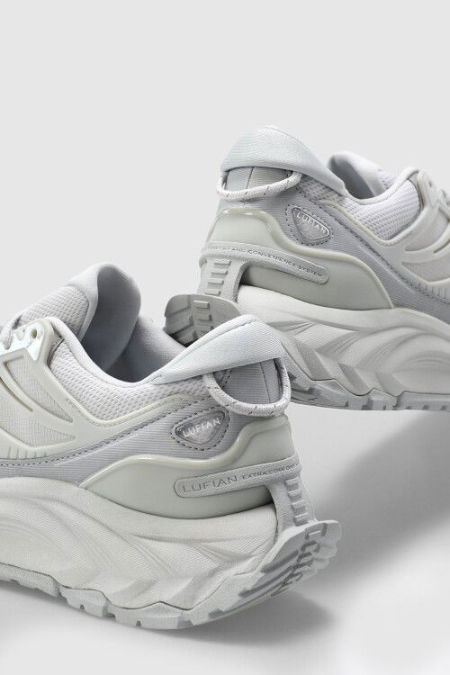 Gri Fileli Hafif Esnek Erkek Spor Ayakkabı Edwin M