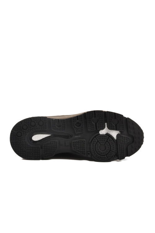 Khaki Laced Genuine Leather Mens Sneakers 2623 M