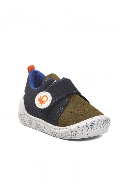 Navy Blue Velcro Light Flexible Baby Shoes BN-32110 B