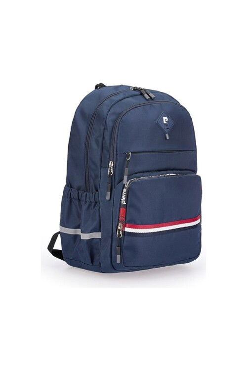 Navy Blue Unisex Backpack 07PCT18001-L