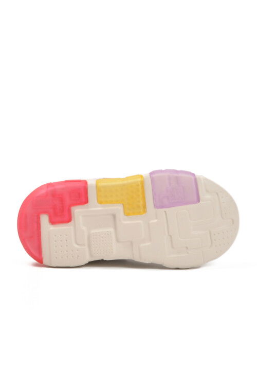 Lilac Velcro Lightweight Girls Sneakers Heros P