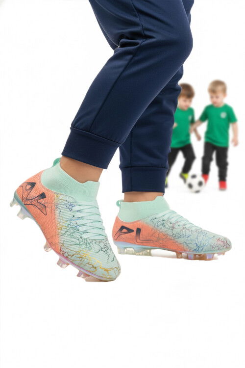 Mint Somon Bilekten Çoraplı Erkek Çocuk Krampon FK-252-153 F