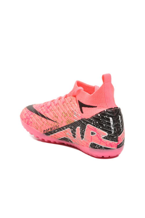 Pink Black Socked Childrens Turf Shoes Air 600 F
