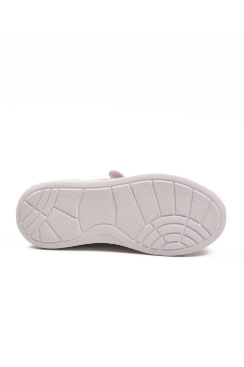 Pudra Rugan Simli Cırtlı Hafif Kız Çocuk Spor Ayakkabı 2540-26K F