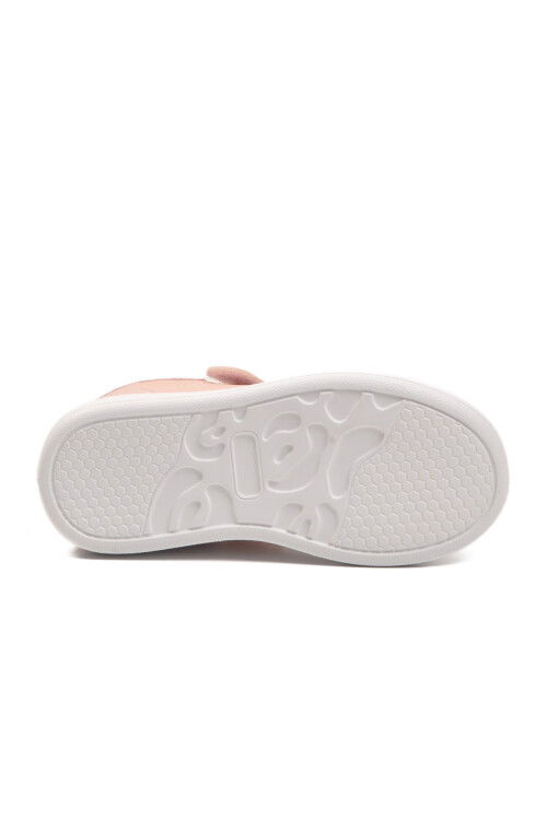 Pudra Simli Cırtlı Hafif Esnek Kız Çocuk Spor Ayakkabı 2540-26K P