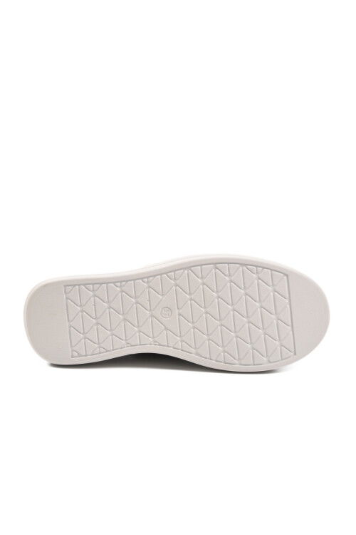 Black and White Thick Sole Lace-Up Unisex Sneakers OZ-03 Z