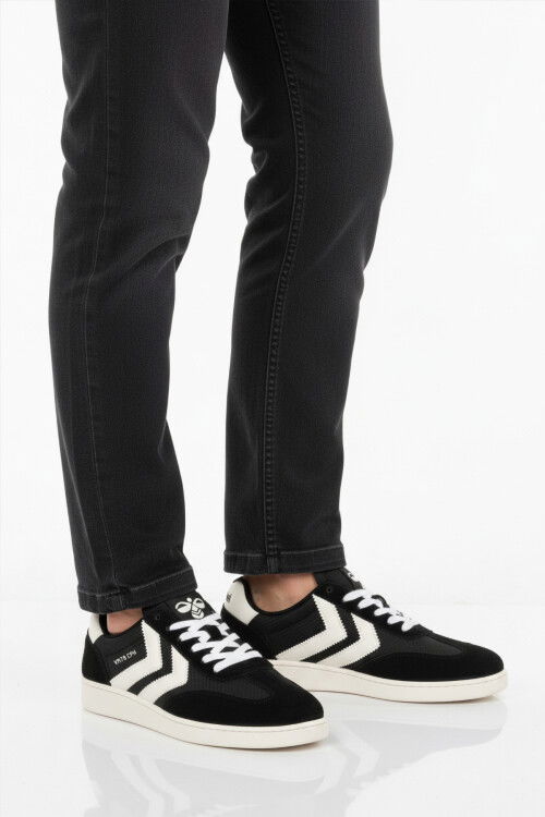 Siyah Kaymaz Süet Detaylı Esnek Hafif Unisex Sneaker 227912 VM78 CPH RS
