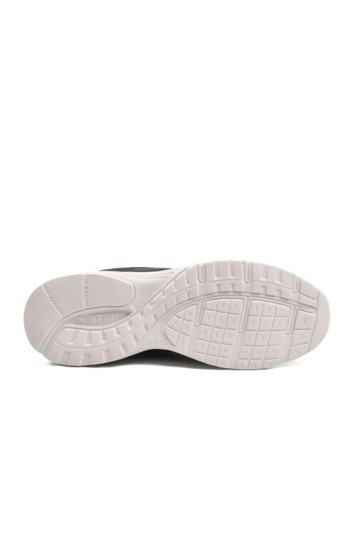 Siyah Beyaz Büyük Numara Bağcıklı Erkek Spor Ayakkabı Xstep 020-Cilt M