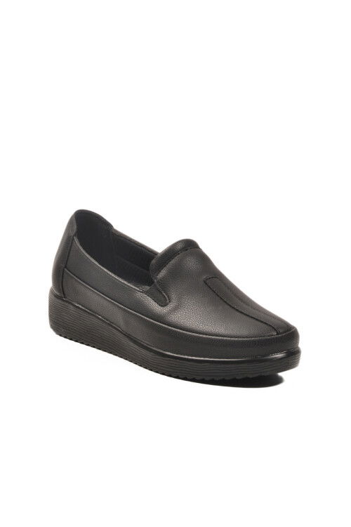 حذاء نسائي كاجوال خفيف الوزن ومرن تشريحي باللون الأسود 293117 Z