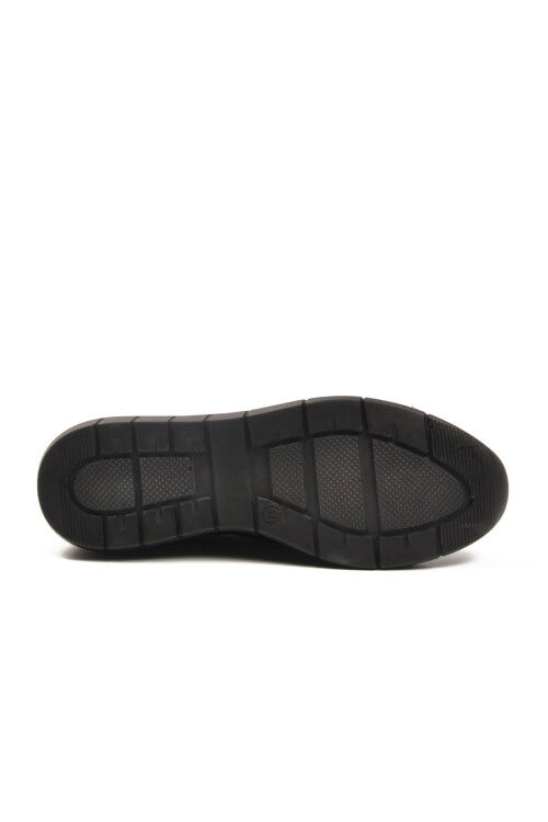 Black Rubber Laced Light Flexible Womens Casual Shoes 293120 Z