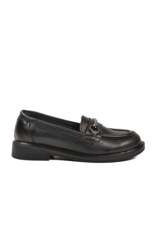 Black Skin Womens Casual Shoes 572441 Z