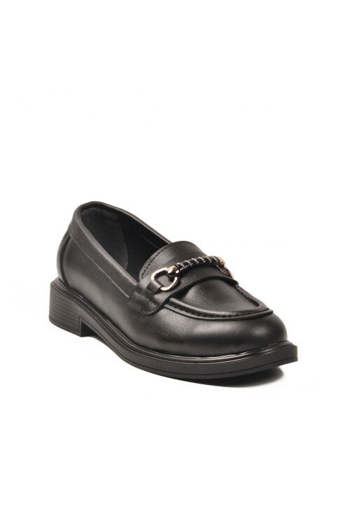 Black Skin Womens Casual Shoes 572441 Z