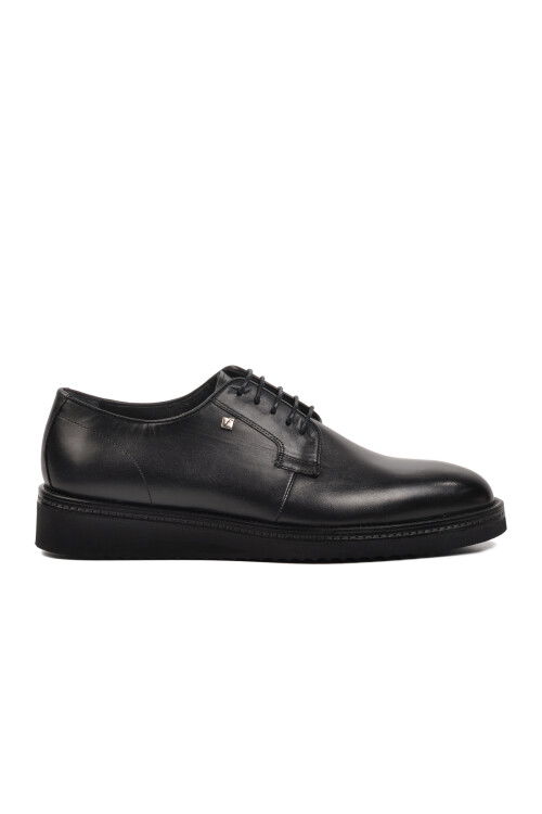 Black Genuine Leather Mens Classic Shoes 2980 M
