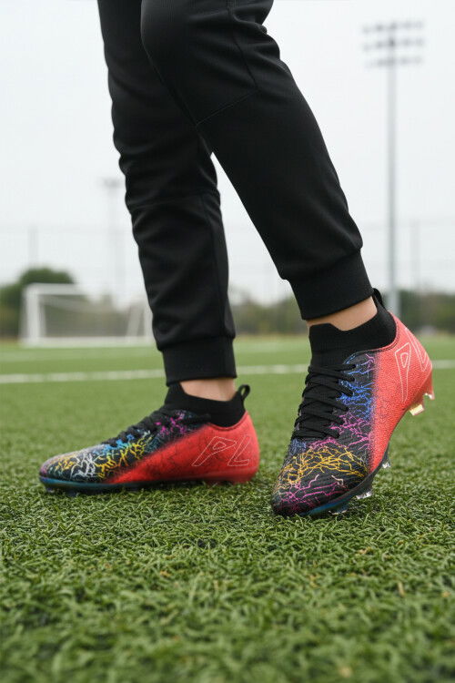 Siyah Fuşya Bilekten Çoraplı Unisex Krampon GK-252-153 G