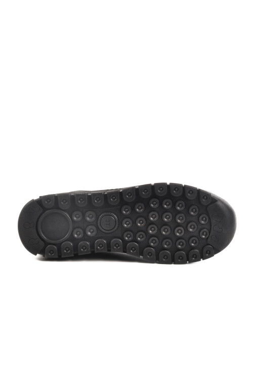 حذاء كاجوال نسائي تشريحي من الجلد الطبيعي باللون الأسود 9050-26K Z