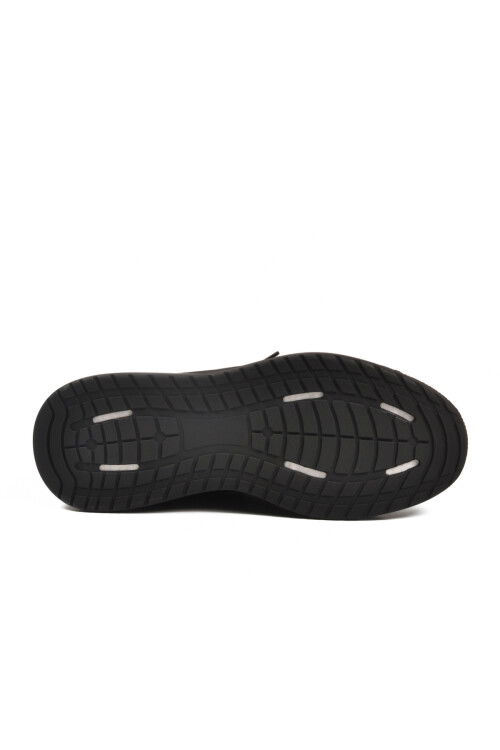 Black Genuine Leather Mens Casual Shoes 24K500-1 M