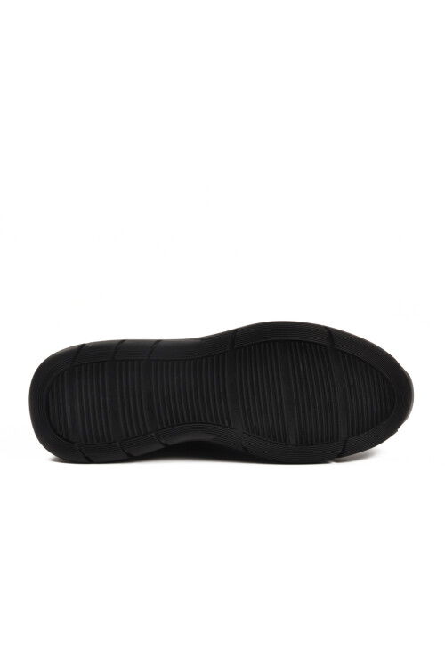 Siyah Hakiki Deri Bağcıklı Erkek Casual Ayakkabı 152-22336 M