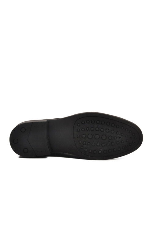 Siyah Hakiki Deri Kaymaz Taban Erkek klasik Ayakkabı 623 M