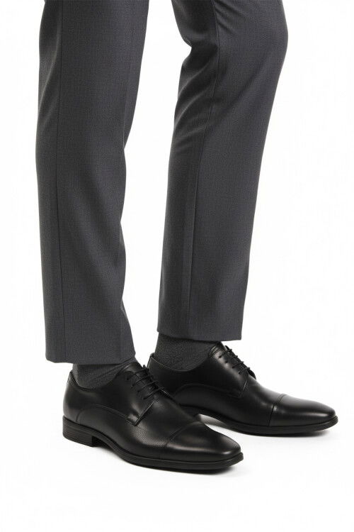 Black Genuine Leather Non-Slip Sole Mens Classic Shoes 977 M