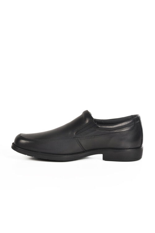 Black Genuine Leather Mens Classic Shoes 1889-KM
