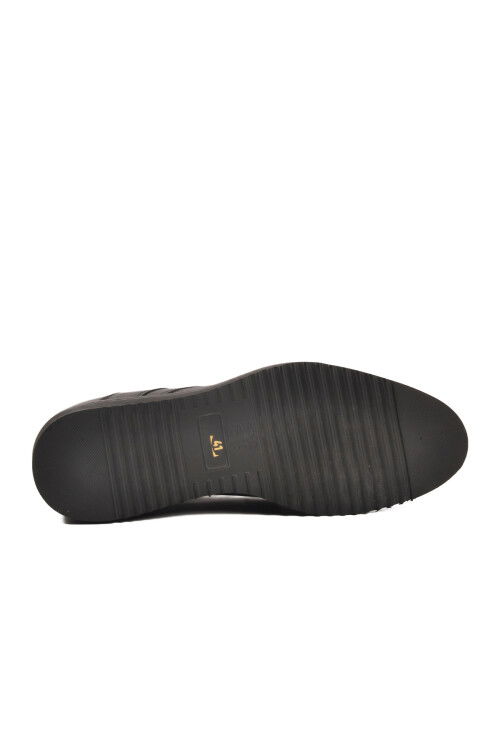 Black Genuine Leather Mens Classic Shoes 2991 M