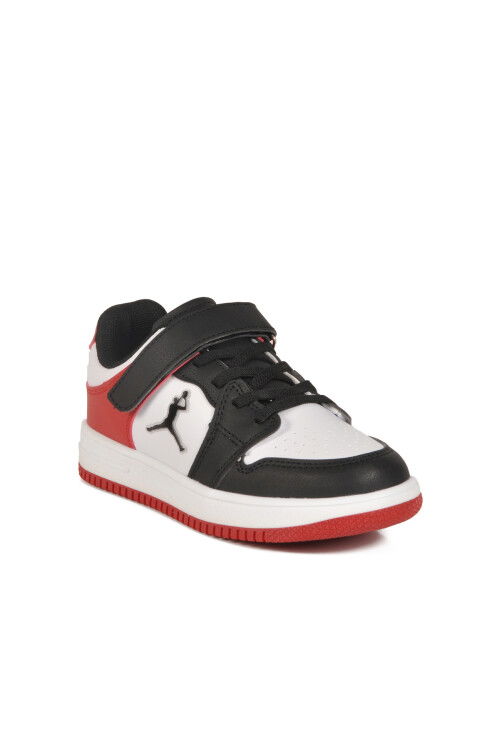 Black Red Velcro Boys Sneakers Haykat Short F