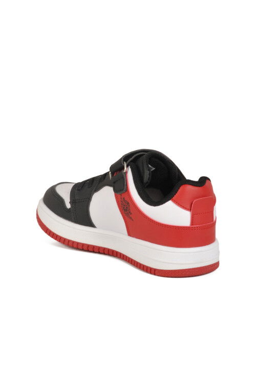 Black Red Velcro Boys Sneakers Haykat Short F