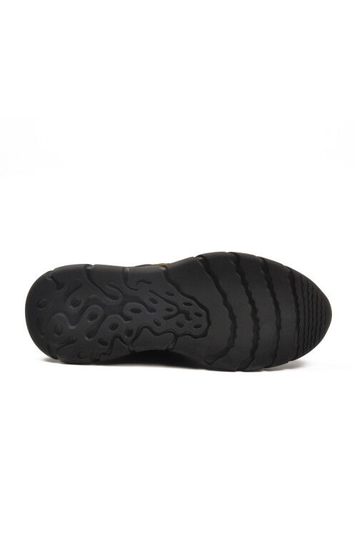 Black Nubuck Genuine Leather Mens Casual Shoes 240003 M