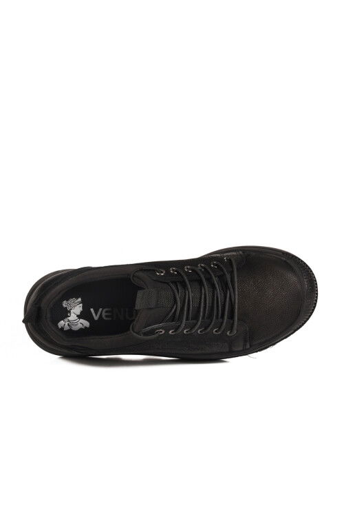 Black Nubuck Genuine Leather Womens Casual Shoes 2551701K Z