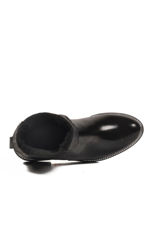 حذاء نسائي أسود مطاطي سهل الارتداء، غير قابل للانزلاق، PC-55086 Z