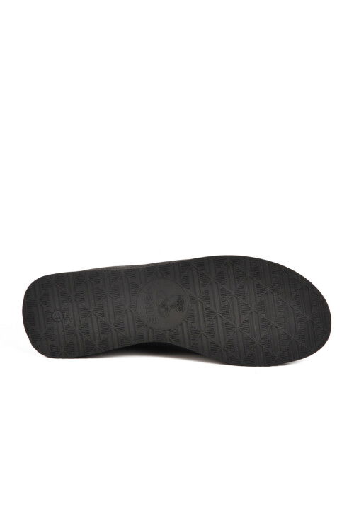 Black Nubuck Genuine Leather Womens Casual Shoes 2250906K Z