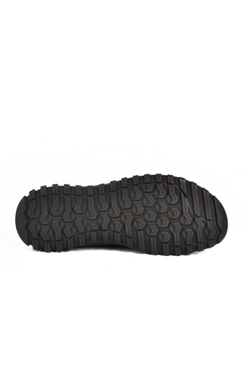 Black Nubuck Genuine Leather Womens Casual Shoes 2413532K Z