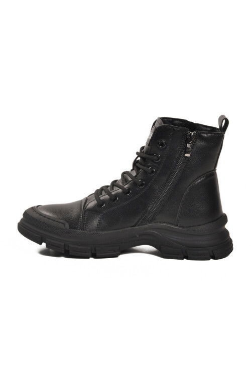 Siyah Memory Foam Kaymaz Taban Kadın Bot Neptün Z