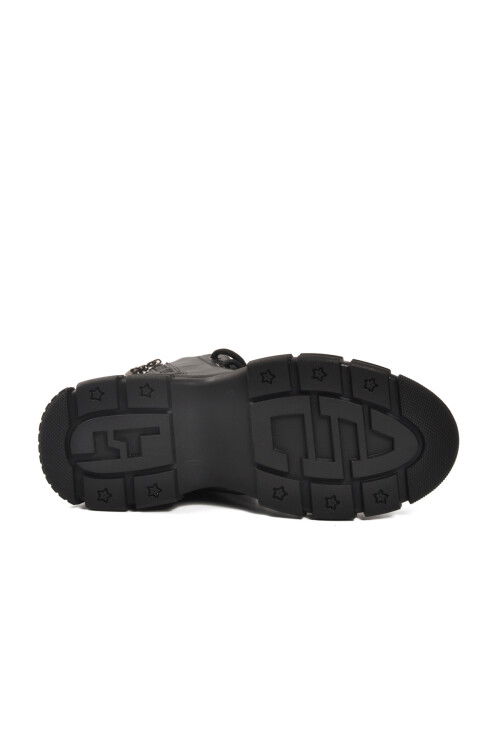 Siyah Memory Foam Kaymaz Taban Kadın Bot Neptün Z