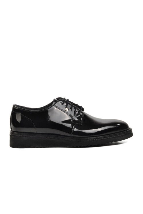 Black Patent Leather Genuine Leather Mens Classic Shoes 2980 M