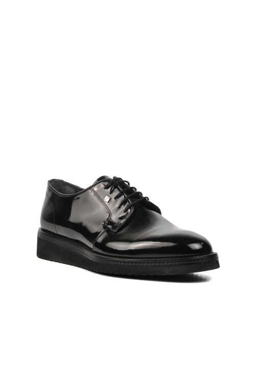 Black Patent Leather Genuine Leather Mens Classic Shoes 2980 M