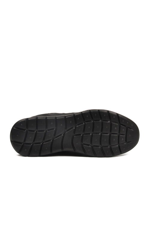 Siyah Elastik Bağcıklı Hafif Esnek Erkek Spor Ayakkabı Dong 2534 M