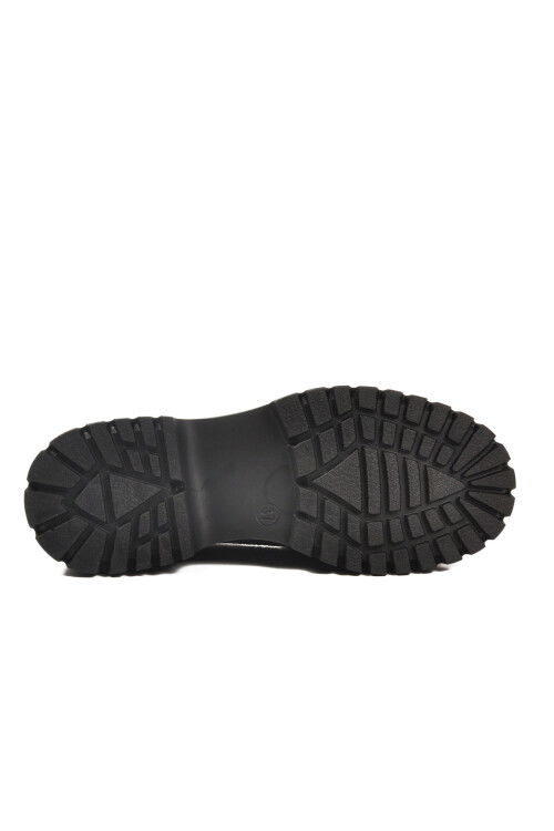 Black Suede Thick-Soled Womens Casual Shoes 572461 Z