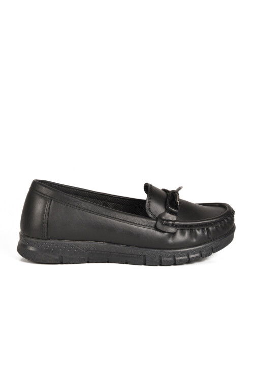 حذاء نسائي كاجوال خفيف الوزن ومرن باللون الأسود 158 Z