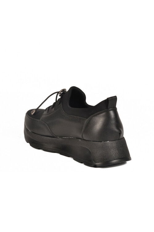 Black Lock Lace-Up Womens Casual Shoes 1706 Z
