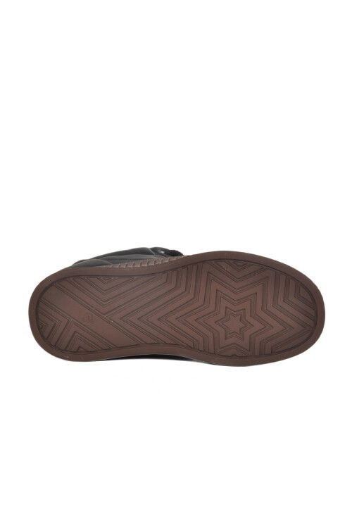 حذاء رياضي نسائي مقاوم للبرد من الصوف القطبي الأسود 25K419-1 Z