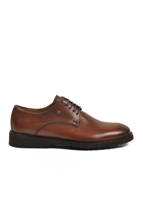 Tan Genuine Leather Mens Classic Shoes 2798 M
