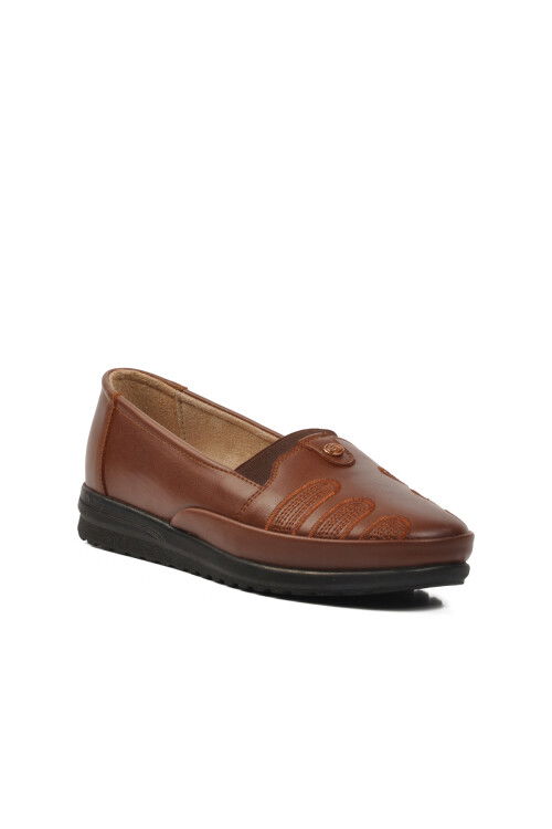 Tan Gel Sole Anatomical Leather Inside Womens Casual Shoes 151 Z