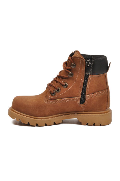 Tarçın Nubuk Kaymaz Unisex Çocuk Bot 921 F
