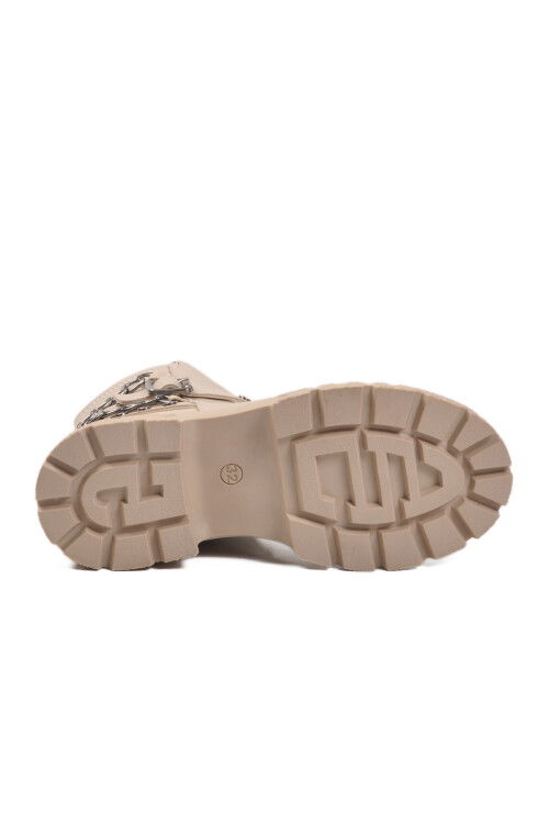 Bej İçi Polarlı Kaymaz Kız Çocuk Bot Dante F