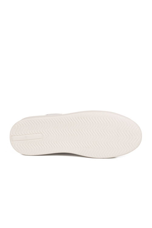 Beyaz Hakiki Deri Erkek Casual Ayakkabı 751023 M