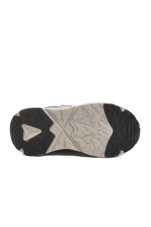 Mavi Cırtlı Hafif Esnek Erkek Çocuk Spor Ayakkabı 1987 F