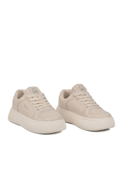 White Memory Foam Womens Sneakers BNI-11038 G